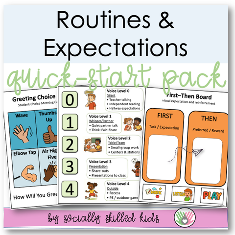 Following Routines and Expectations, Quick-Start Pack