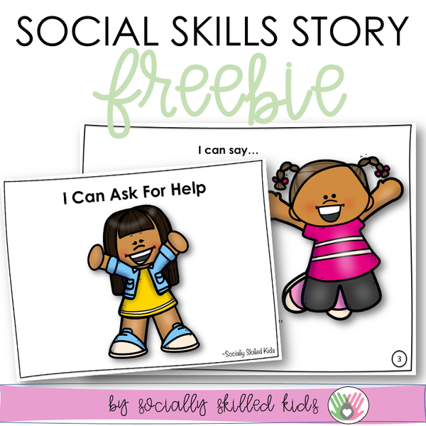 I Can Ask For Help | Social Skills Story | For Girls Pre-K