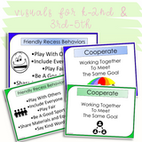 Recess Behaviors | Differentiated Social Skills Activities For K-5th