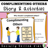 Valentine's Day Friendship Pack | Giving Compliments Stories and Activities and Valentine's Day Activities