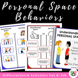 Friendship Behavior Activities | Pack 3 | Personal Space & Problem Solving Behaviors