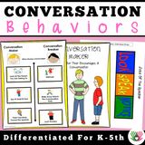 Friendship Behavior Activities | Pack 2 | Conversations and Kind Behaviors