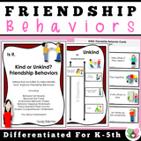Friendship Behavior Activities | Pack 2 | Conversations and Kind Behaviors