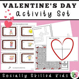 Valentine's Day Friendship Pack | Giving Compliments Stories and Activities and Valentine's Day Activities