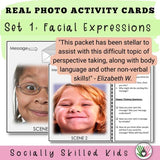 Perspective Taking Photo Activity Cards For Non Verbal Communication  - What Message Are They Sending?