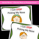I Can Stop Picking My Nose || SOCIAL STORY SKILL BUILDER