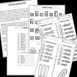 Modified Spelling Activities | Featuring 'a' Words | For 4th Grade