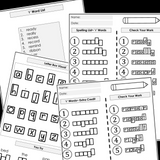 Modified Spelling Activities | Featuring 'r' Words | For 4th Grade