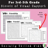 Friendship Themed Word Search | Freebie