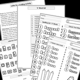 Modified Spelling Activities | Featuring 'h' Words | For 4th Grade
