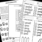 Modified Spelling Activities | Featuring 'j' Words | For 4th Grade