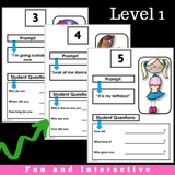 Wh Question Prompts || Animated PowerPoint Presentation || Low Color Version