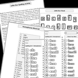 Modified Spelling Activities | Featuring Homophones | For 4th Grade