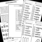Modified Spelling Activities | Featuring 'z' Words |For 4th Grade