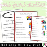 Good Friend & Good Sport Checklists BUNDLE | 24 Differentiated Checklists