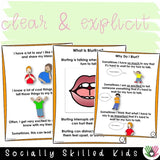 I Can Stop Blurting | Social Skills Story and Activities | For Boys K-2nd Grade