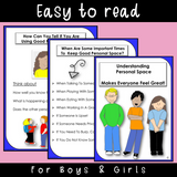 Understanding Personal Space | K-2nd | Social Skills Story and Activities