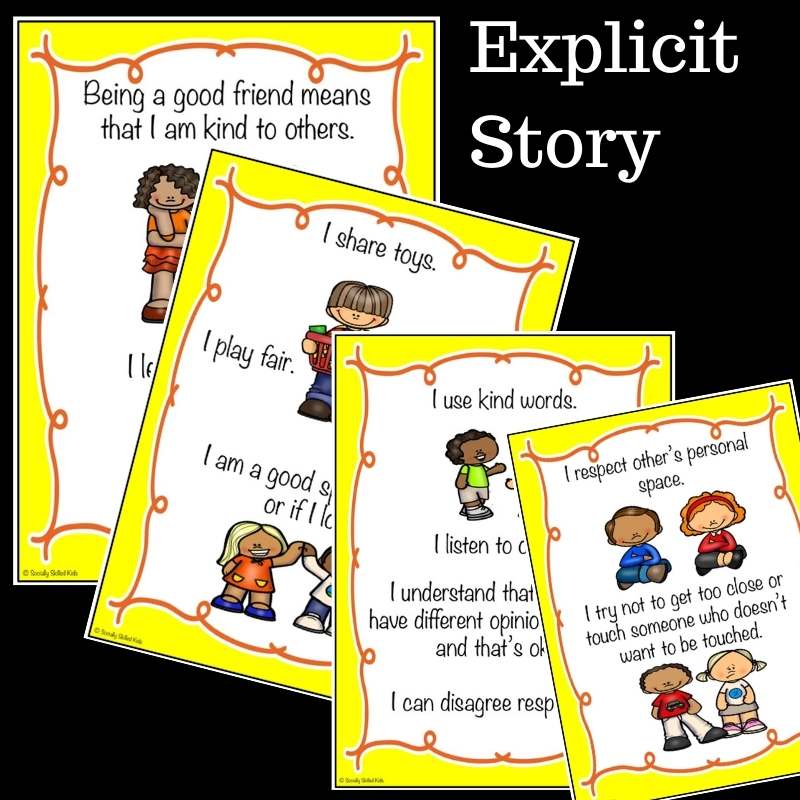 I Can Be A Good Friend! Social Skills Story and Activities – Socially ...