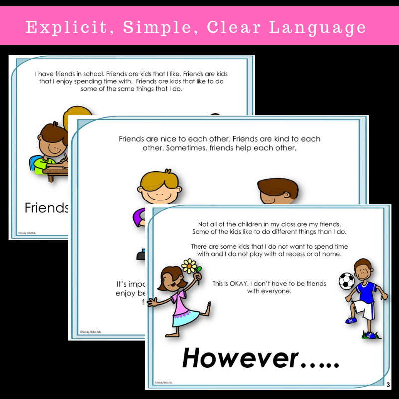 I Can Be Friendly, To Everyone! | Social Skills Story and Activities ...