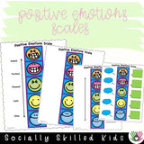 Emotions Scales with Activities | Positive And Negative | Smiley Face Theme