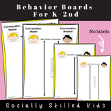 Conversation Behaviors | Differentiated Social Skills Activities | For K-5th