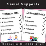 Friendship Behavior Activities | Pack 1 | Teamwork and Cooperation And Voice Volume/Tone