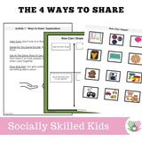 SHARING  | Lesson Plans and Activities For K-2nd