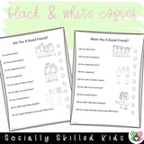 Good Friend & Good Sport Checklists BUNDLE | 24 Differentiated Checklists