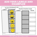 Positive Emotions Scales | Freebie