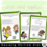 Playing Soccer With My Friends | Social Skills Story and Activities