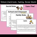 Rules Rock! | Social Skills Story and Activities