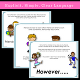 Social Skills Stories And Activities | Pack 5 | Friendship Skills | For K-2nd
