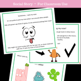 I Can STOP Picking My Nose | Social Skills Story and Activities | Version 2