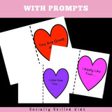 Valentine's Day Compliment Hearts Craftivity | Freebie