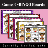 Emotions BINGO | 3x3 Easy Play Differentiated BINGO Boards