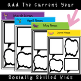 NEWSLETTERS Speech Bubble Theme | September To August | Color Version
