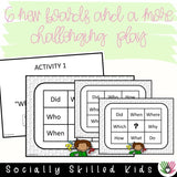 "WH" QUESTIONS | Mega 6 Pack Bundle | Differentiated Games, Activities, and Visuals