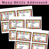 ANSWERING NEGATIVE QUESTIONS | Task Cards | For Elementary