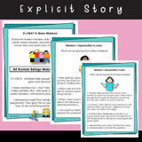 Social Skills Stories And Activities | Pack 7 | Coping Strategies | For 3rd-5th Grade