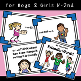 I Can Use Friendly Words | Social Skills Story and Activities | For K-2nd Grade