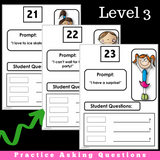 Wh Question Prompts || Animated PowerPoint Presentation || Low Color Version