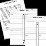 Modified Spelling Activities | Featuring 'r' Words | For 4th Grade