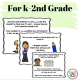 Social Skills Story and Activity | When Small Problems Come My Way, I Will Be 'A'-Okay!