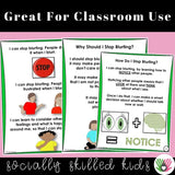 I Can Stop Blurting | Social Skills Story & Activity BUNDLE | For Boys & Girls | Pre-K, K-2nd , 3-5th