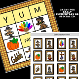 Thanksgiving  BINGO | Differentiated For K-5th Grade