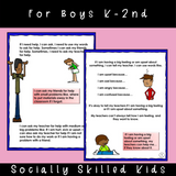 Sticking Up For Me! | Social Skills Story and Activities | For Boys K-2nd Grade