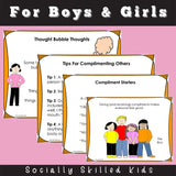 Valentine's Day Friendship Pack | Giving Compliments Stories and Activities and Valentine's Day Activities