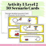 PERSPECTIVE TAKING ACTIVITIES  | Pack 1 | Thought Bubble Scenarios and Making Social Decisions
