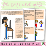 It's Super To Let Teachers Help Me! | Social Skills Story and Activity