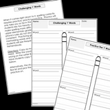 Modified Spelling Activities | Featuring 'i' Words | For 4th Grade